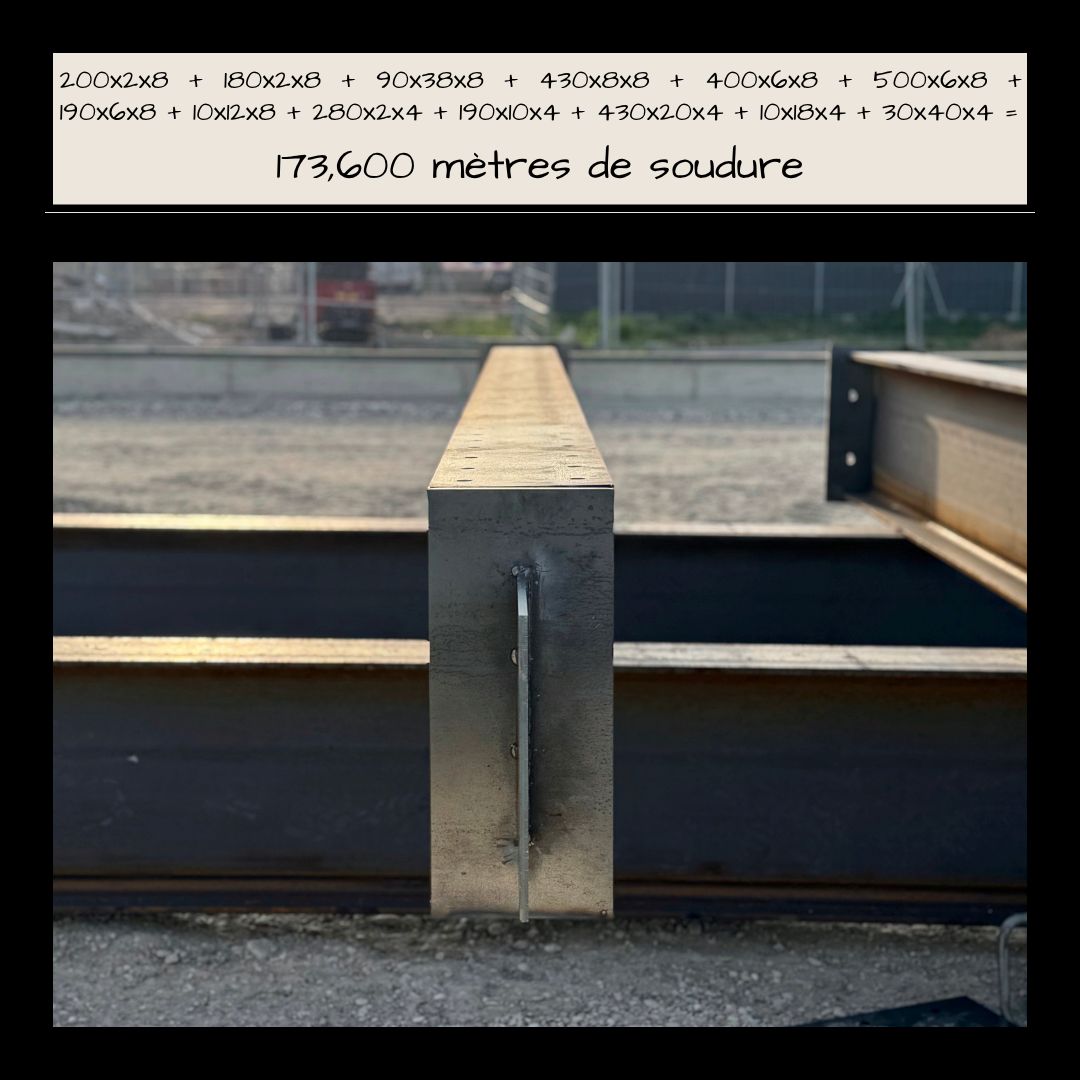 Chantier de l’atelier Destribois à Zellwiller : la structure acier (photo 5 sur 5)