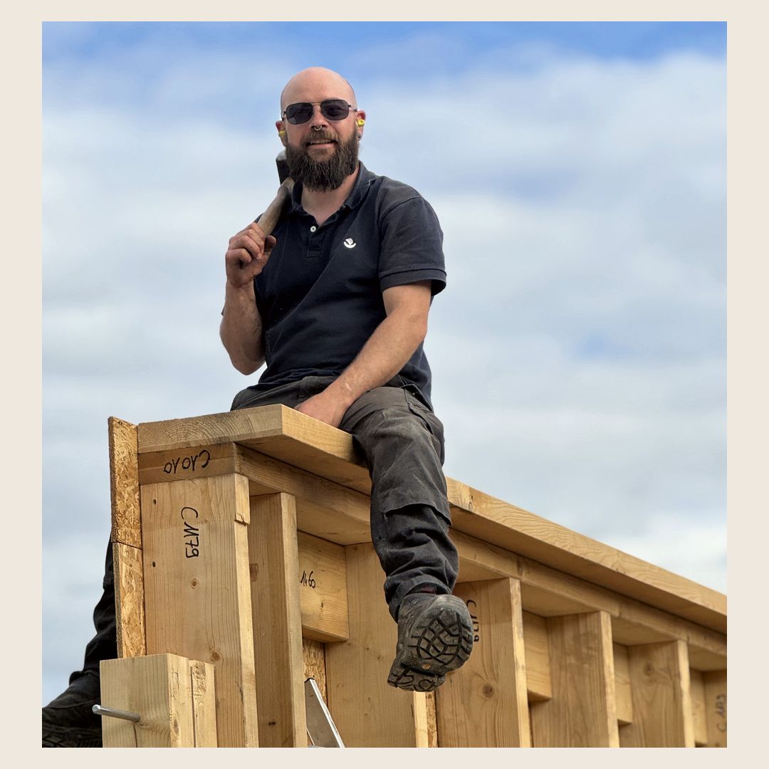 Chantier de l’atelier Destribois à Zellwiller : les premiers murs montés (photo 5 sur 5)